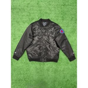 Kith x Champion Satin Baseball Bomber Jacket SS18 Collection SZ 2XL